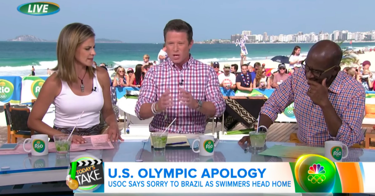 Al Roker lost his cool on live TV and became the hero we needed in the Ryan Lochte mess