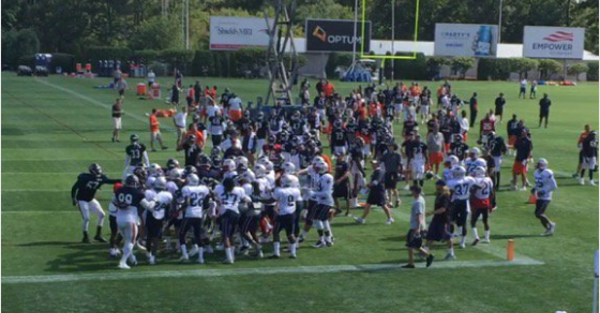 Patriots-Bears joint practice nearly turned into an all-out brawl