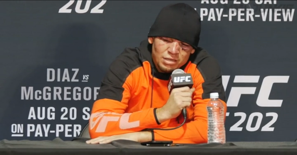 Nate Diaz could face a 1-year ban after this post-fight video emerges