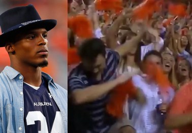 Cam Newton is sure to be embarrassed after Auburn fans kill 'The Dab'