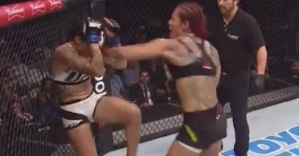 Cyborg destroyed another UFC opponent before calling out Ronda Rousey again