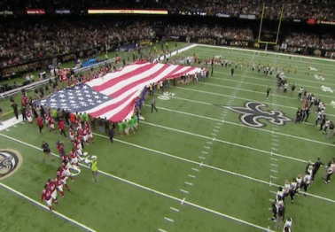 Saints-Falcons gave us the best response to national anthem protests yet