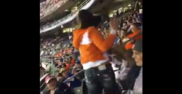 Broncos fan takes terrifying fall down stairs during upperdeck fight with Chargers fan