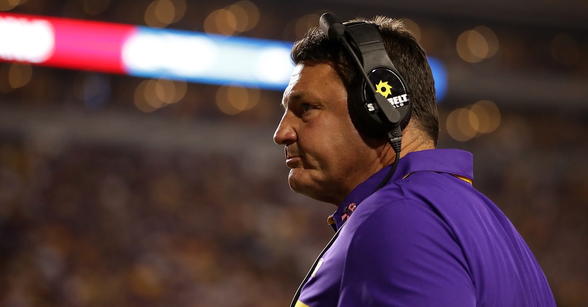 Media analyst puts Ed Orgeron on the hot seat after Week 3 loss to Mississippi State