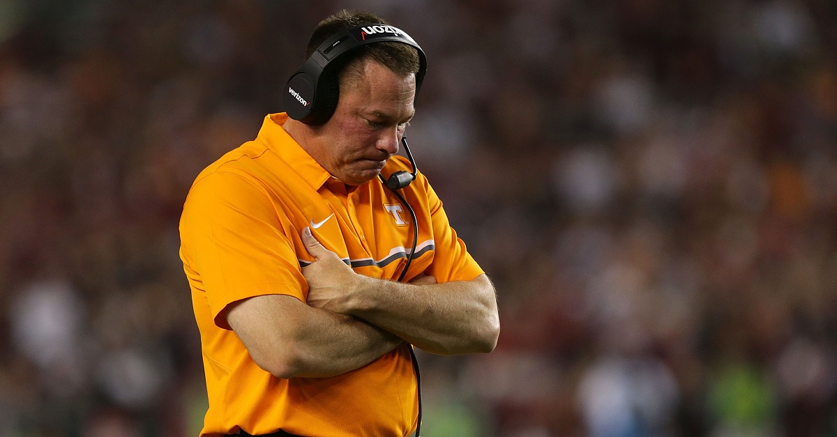 Butch Jones makes more excuses about obvious coaching lapse during weekly press conference