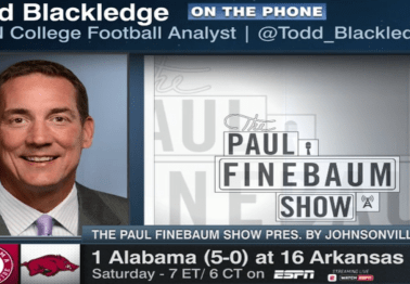 Blackledge: 'Arkansas is the most physical team Alabama has faced all year'