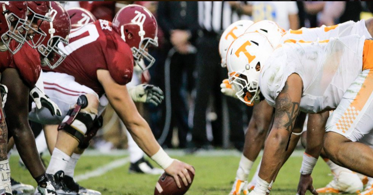 Bama Opens As Road Favorite Ahead Of Tennessee Throwdown - FanBuzz