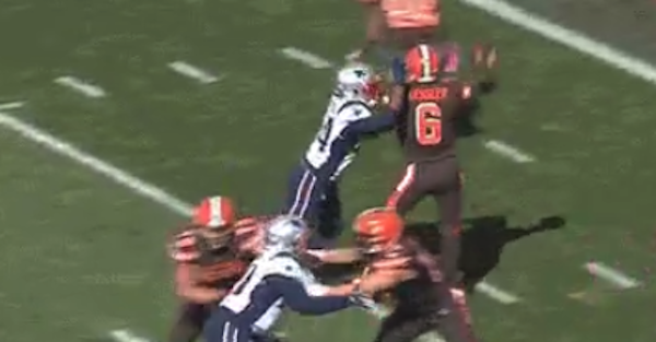 Another Browns QB is injured, this time on a hilariously awful safety