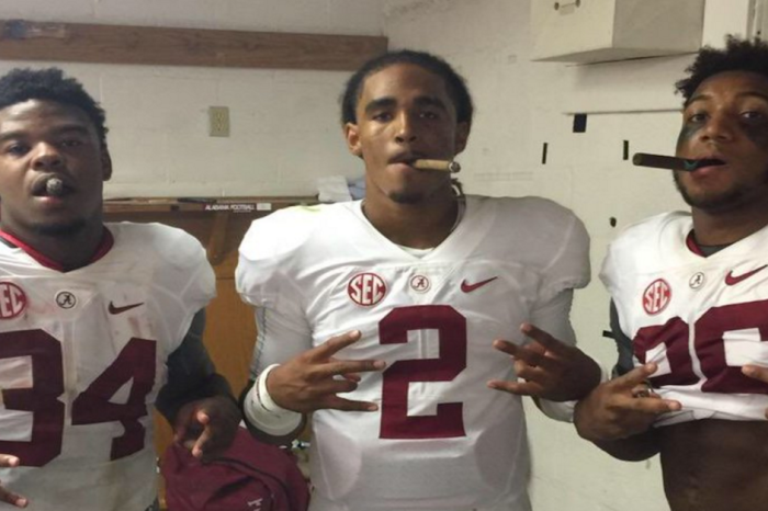 The Alabama victory cigar tradition lives on in spectacular fashion after trashing of Tennessee