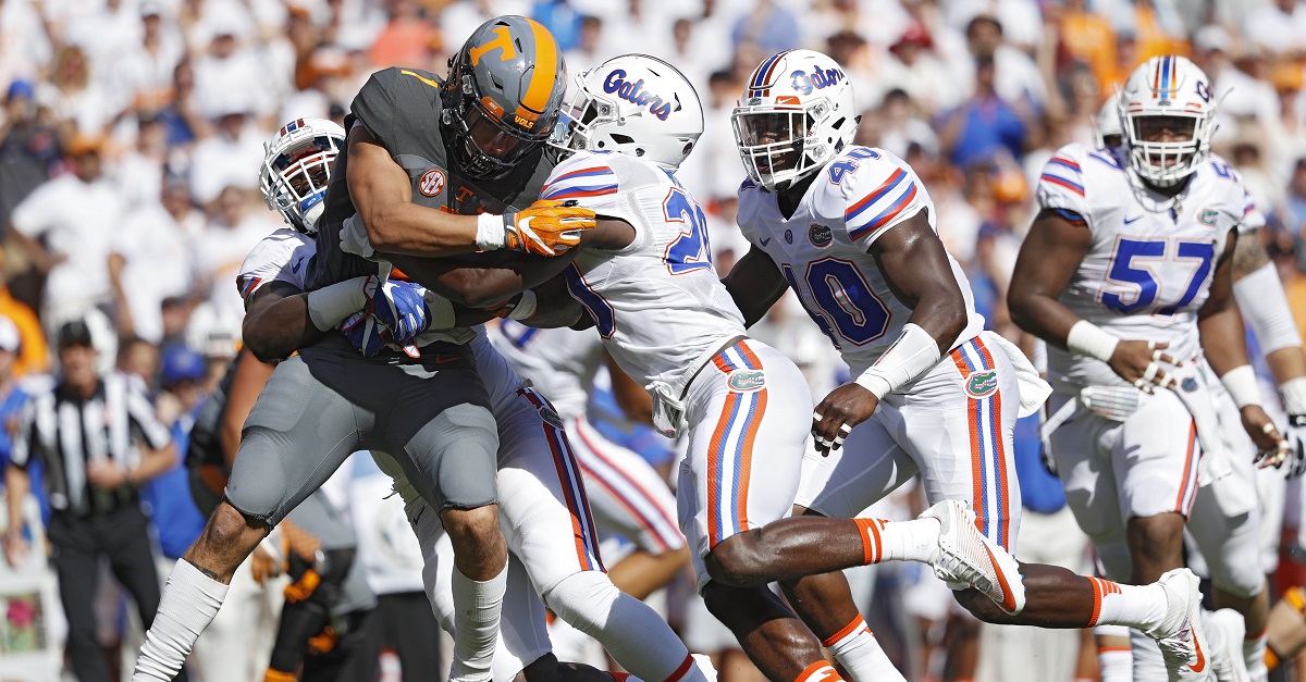 Mother of former star Tennessee player was arrested during Florida game