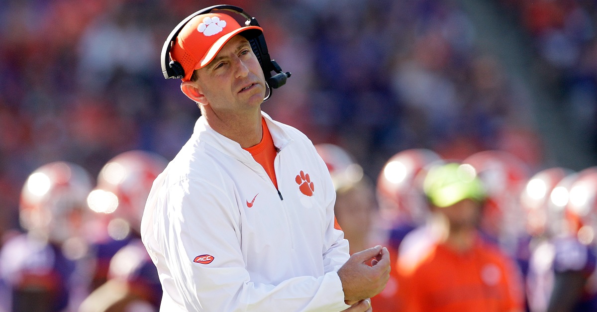 Dabo Swinney has given us the worst sore loser quote ever - FanBuzz