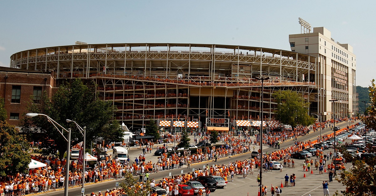 Fan gets taken out of Neyland Stadium for possibly dumbest reason ever