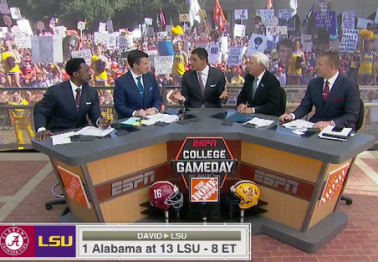 The College GameDay crew says this school has the 'best big game atmosphere' in the country