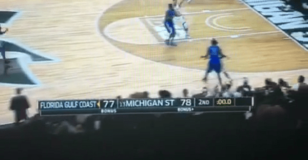 Michigan State survives upset bid thanks to questionable clock management by refs