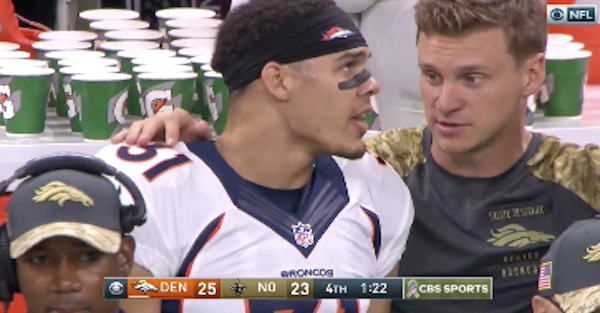 Broncos quarterback makes interesting sideline revelation following controversial win over Saints