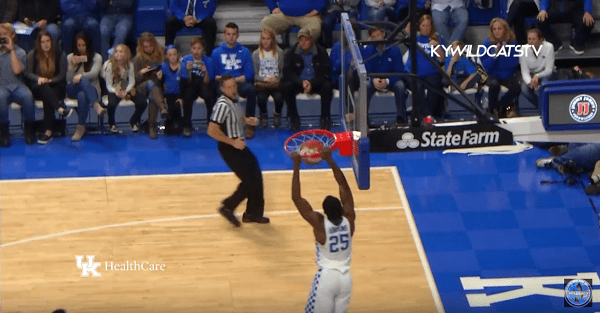 Kentucky overcomes poor three-point shooting to pound Canisius