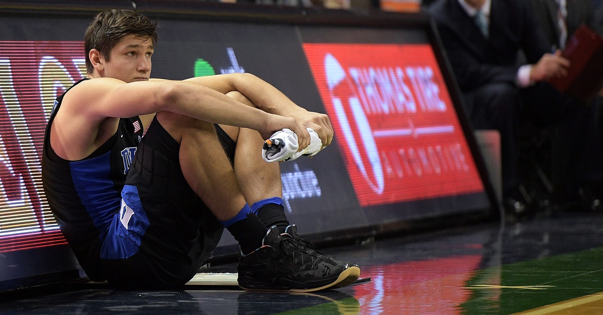 Grayson Allen lost more than playing time during his suspension