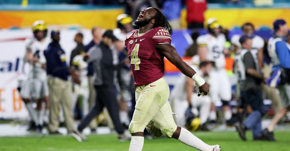 Florida State freshman Cam Akers just sprinted past Dalvin Cook in the record books