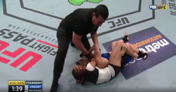 Soledad puts UFC fighter in 'choke hold