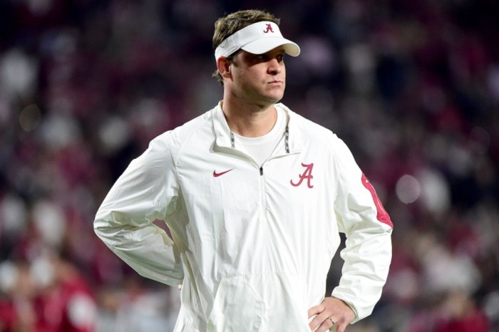 Lane Kiffin apparently had a secret weapon in Alabama practices to get back at trash-talking defenders