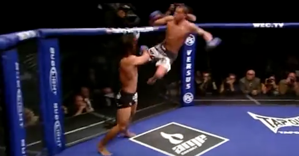 Flashback Friday: Anthony Pettis gave us the most insane flying head kick we’ve ever seen