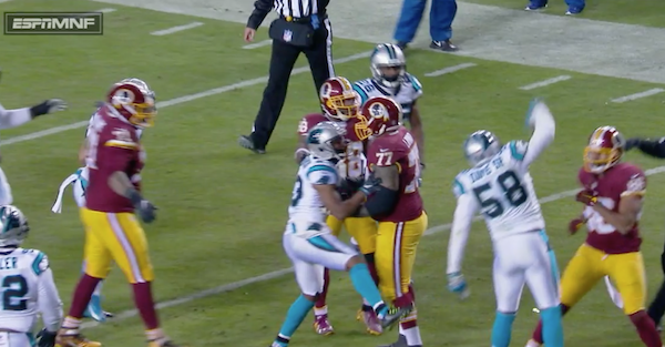 Redskins’ best player just got ejected for doing something incredibly dumb