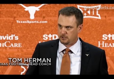 Texas head coach Tom Herman throws his own players under the bus