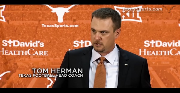 Texas head coach Tom Herman throws his own players under the bus