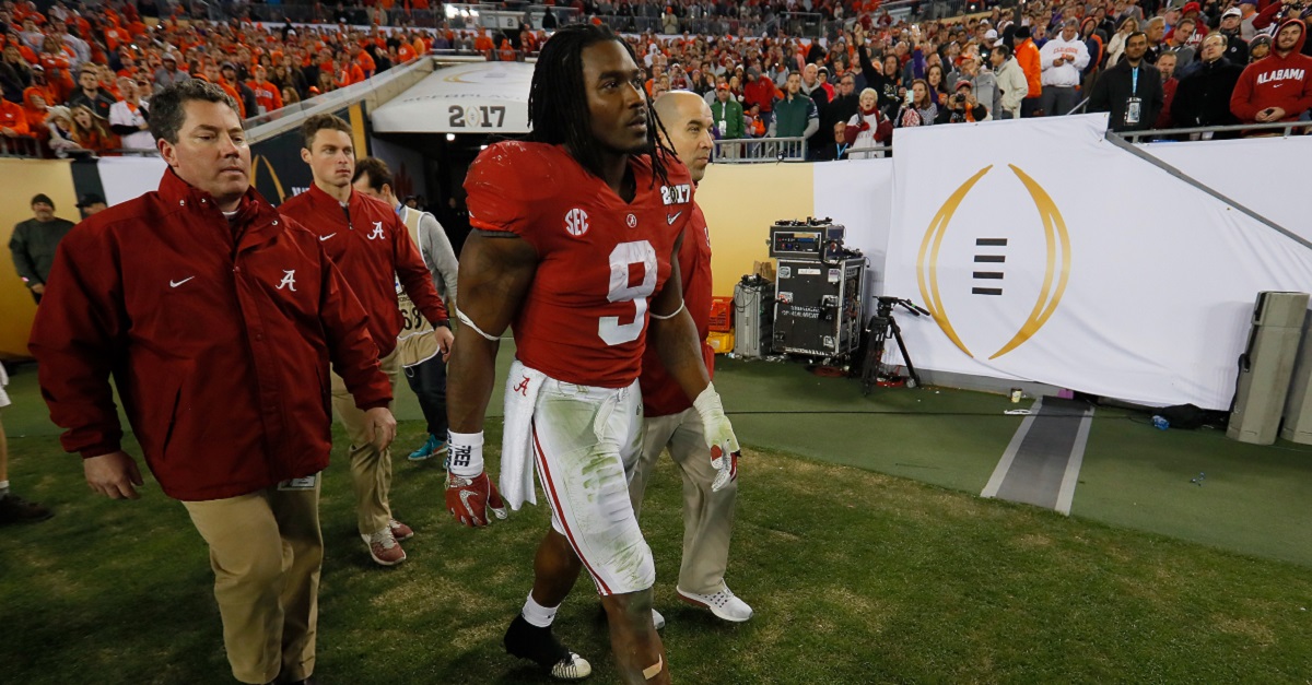 Image showcasing Alabama gets devastating injury news on Bo Scarbrough after loss in ...