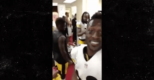Video: Antonio Brown livestreams Mike Tomlin’s NSFW message to Patriots following Chiefs win