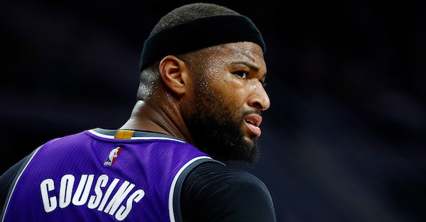 NBA player was ejected for an ugly below-the-belt shot on DeMarcus Cousins