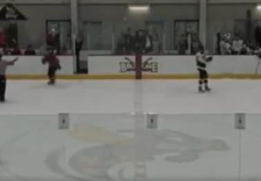College hockey player faces charges after video shows him viciously attacking an official