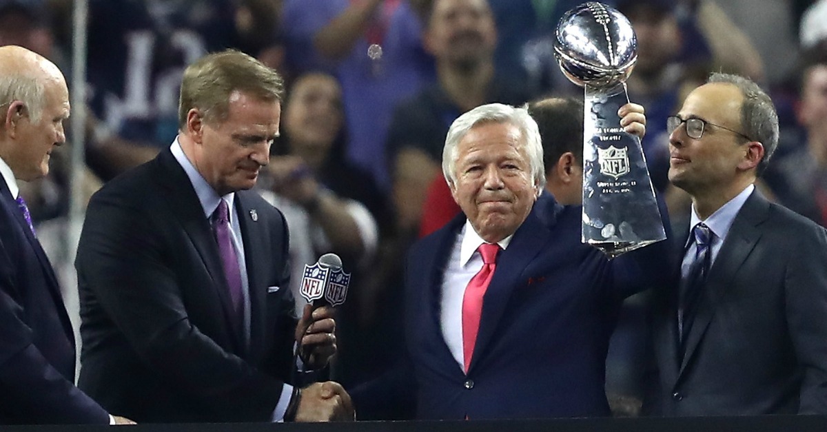 Bob Kraft lets his former bestie, Roger Goodell, know exactly how he ...