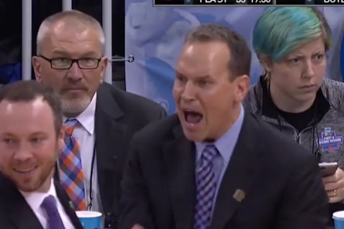 Coach absolutely freaks out during tourney game, potentially costs his team crucial points