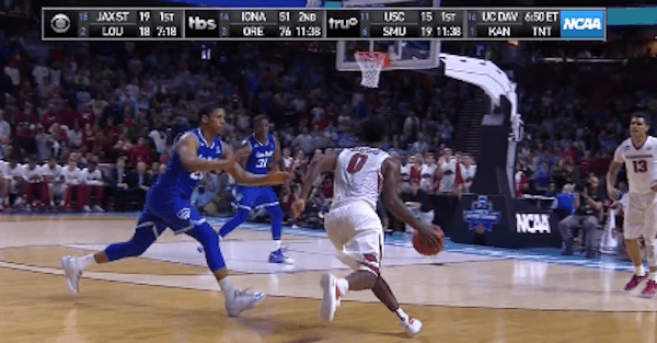 Controversial flagrant foul ends comeback hopes in opening round NCAA contest