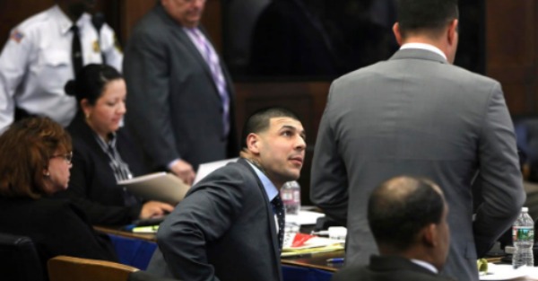 A new report shows Aaron Hernandez joined some vicious, violent company while he was in prison