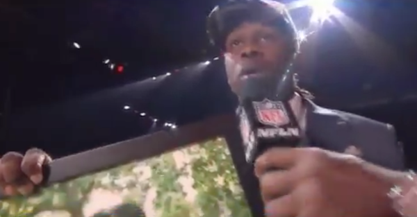 NFL draftee was so amped up he dropped an F-bomb live on NFL Network