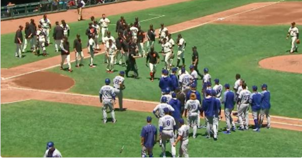 Two MLB teams just had the wackest baseball brawl ever