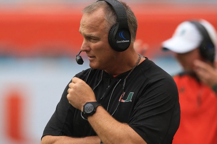 Mark Richt responds to accusations of “ducking” Arkansas State ahead of Hurricane Irma