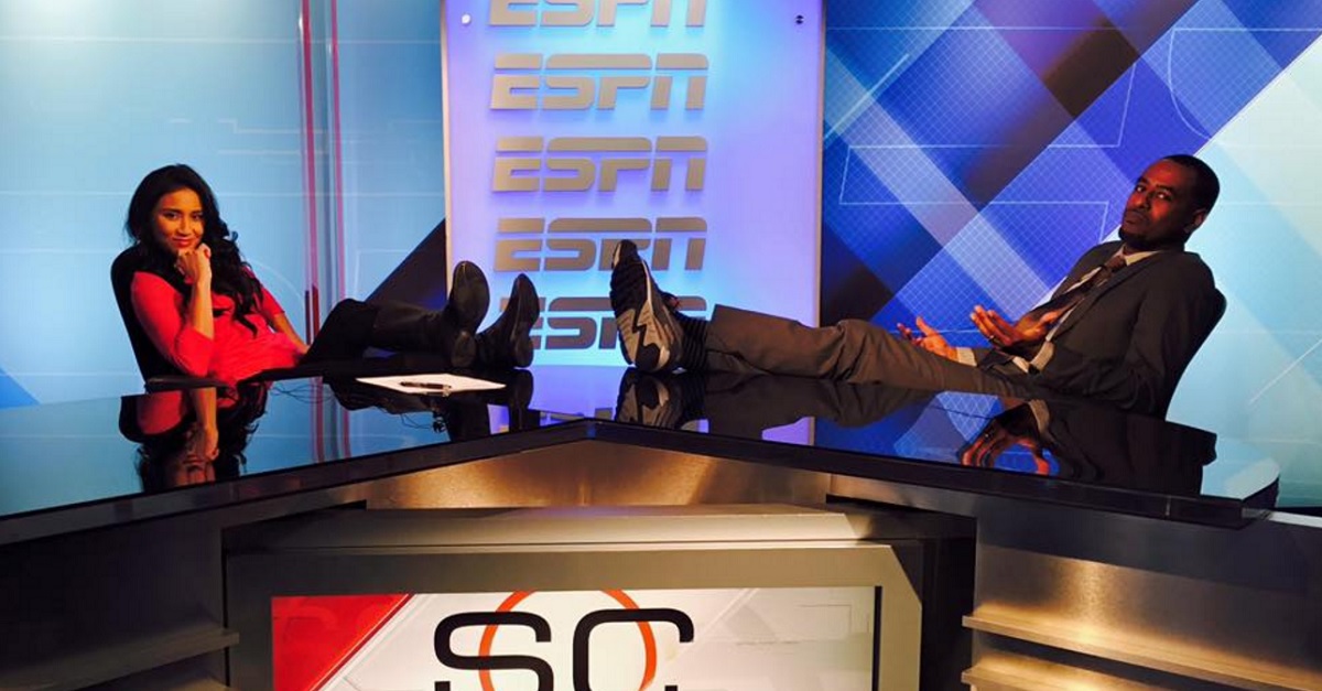After being laid off by ESPN, a former Sportscenter anchor gets a head