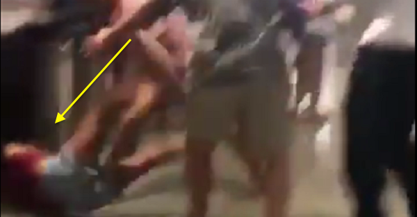 WATCH: Man Violently Throws Woman at College Football Game