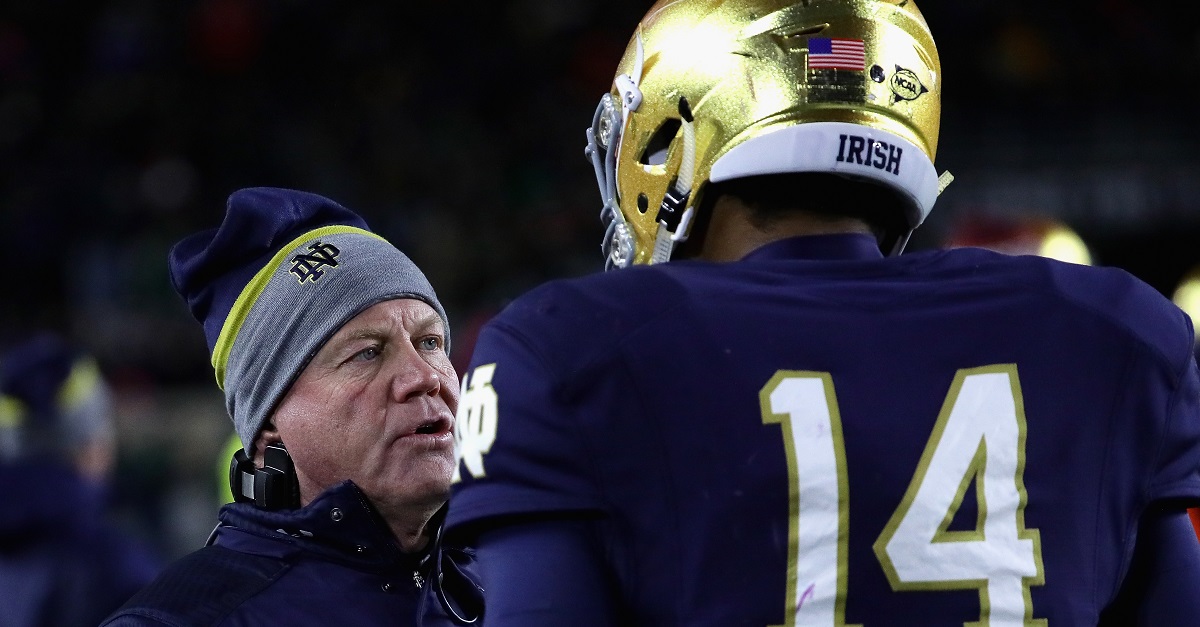 Brian Kelly forced to eat his words about NFL-ready former quarterback DeShone Kizer