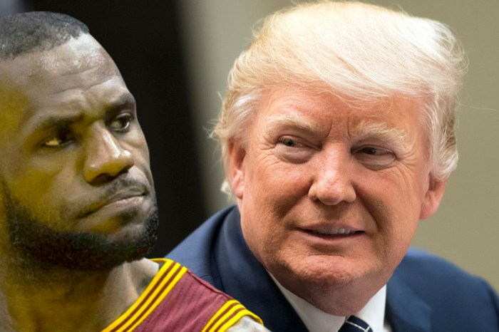 LeBron James disrespects President Donald Trump following Stephen Curry comments