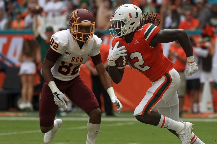 Miami player under fire after comments on opposing quarterback