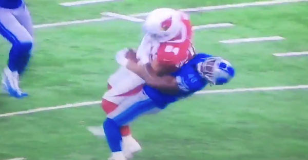 Lions defender has no shame in taking his opponent to suplex city