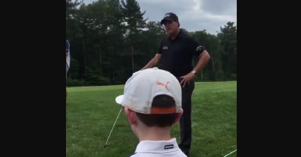 Phil Mickelson seeks playing advice from an unusual source