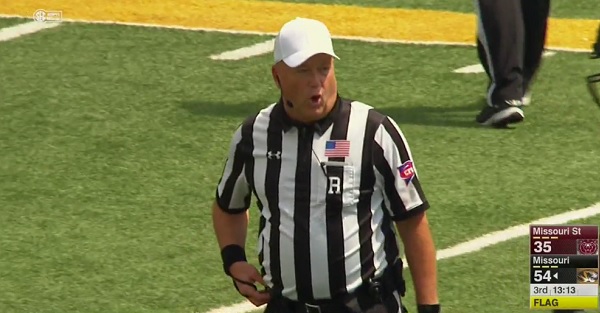Refs took away a touchdown for one of the dumbest flags we've ever seen ...