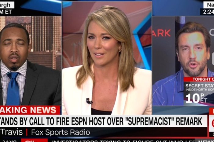 FOX Sports has responded after analyst made things awkward during CNN’s Jemele Hill debate