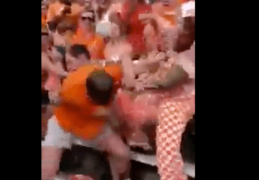 Tennessee fans started fighting each other in the middle of miserable Georgia game
