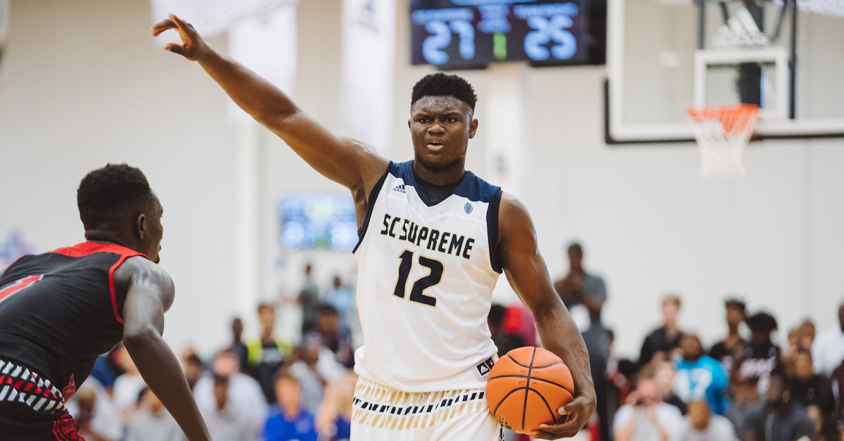 Nation’s No. 2 overall recruit Zion Williamson announces two official visits to bluebloods